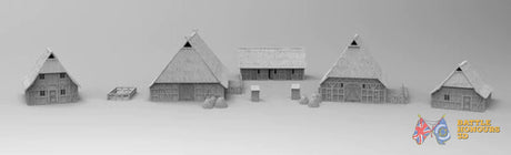 North German village terrain model view 5