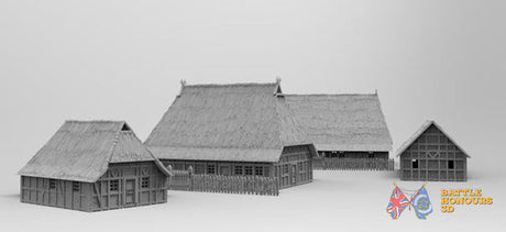 North German village terrain model view 2