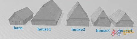 North German village terrain model view 1
