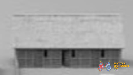 North German barn terrain model view 1