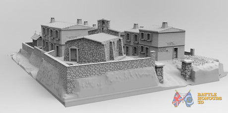 Peninsular village terrain model view 8
