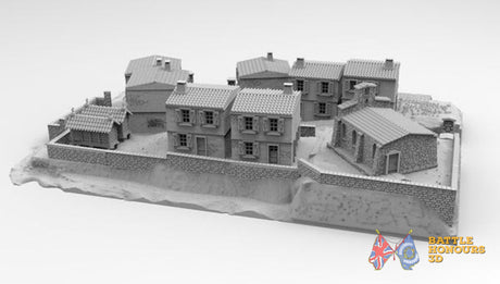 Peninsular village terrain model view 7