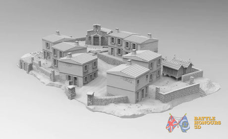 Peninsular village terrain model view 6