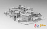Peninsular village mounted terrain model view 6