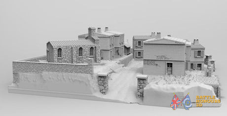 Peninsular village terrain model view 5