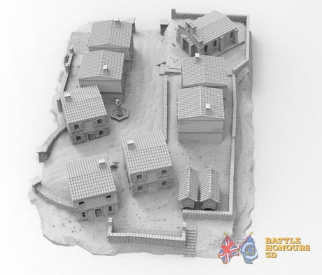 Peninsular village terrain model view 1