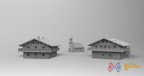 Tyrol Bavaria village terrain model view 14