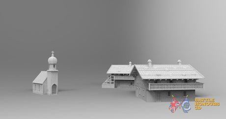 Tyrol Bavaria village terrain model view 12