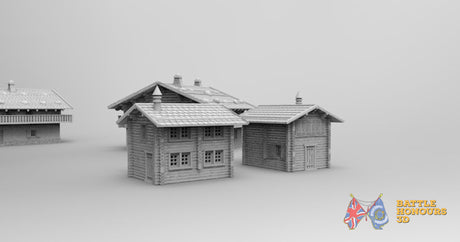 Tyrol Bavaria village terrain model view 9