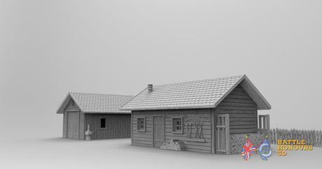 Tyrol Bavaria Barn 2 terrain model view 2