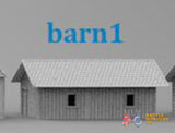 Tyrol Bavaria Barn 1 terrain model view 1
