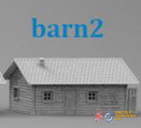 Tyrol Bavaria Barn 2 terrain model view 4