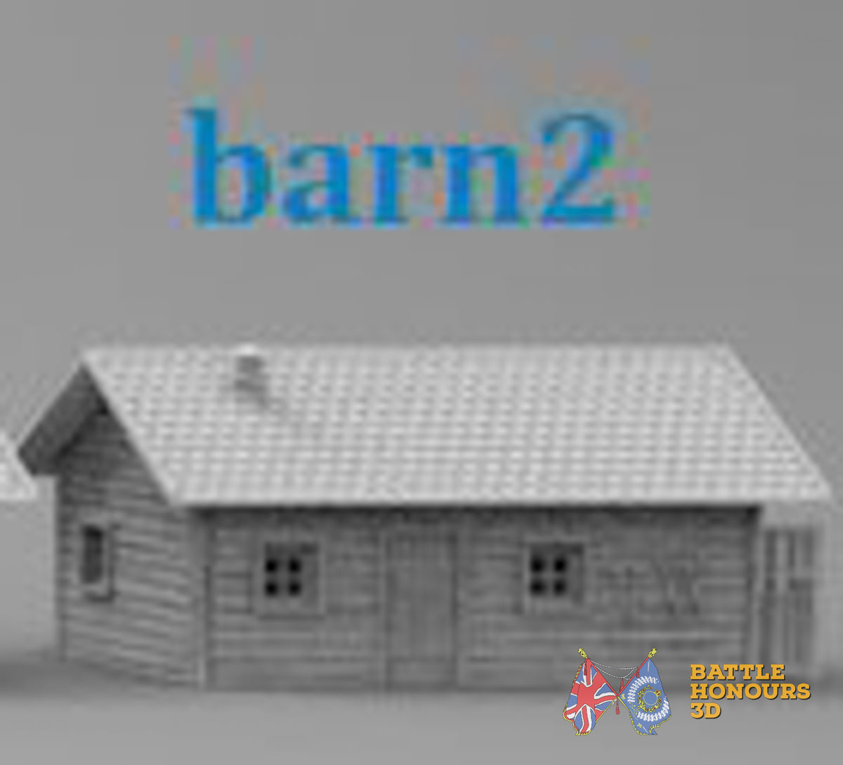 Tyrol Bavaria Barn 2 terrain model view 4