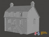 Normandy rural building terrain model view 1