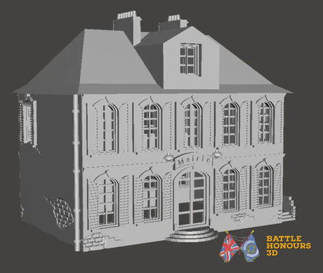 RAF tower and hut terrain model view 2