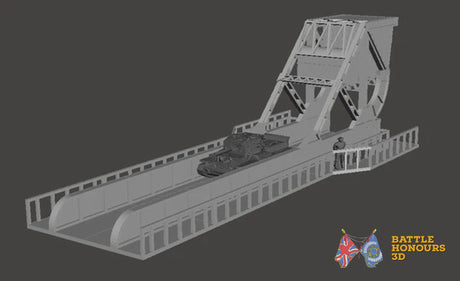 Pegasus Bridge terrain model view 4