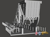 Pegasus Bridge terrain model view 3