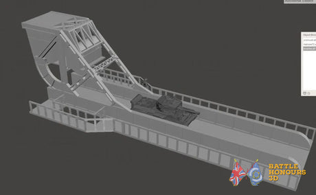Pegasus Bridge terrain model view 2