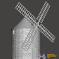 Windmühle der Normandie