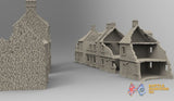 French destroyed town terrain set view 7