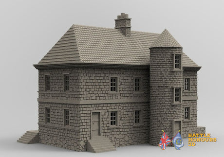 Sainte-Marie-du-Mont mairie terrain model view 2