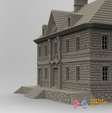 Sainte-Marie-du-Mont mairie terrain model view 1