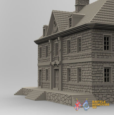 Sainte-Marie-du-Mont mairie terrain model view 1
