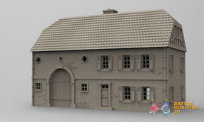 Hunsruck farmhouse terrain model
