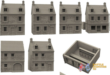 French town terrain set model