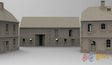 German border shed barn terrain model view 3