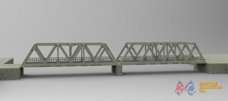 Steel bridge terrain version 1 model view 2