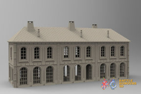 Train station terrain model view 2