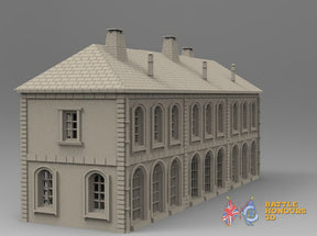 Train station bundle terrain model view 2