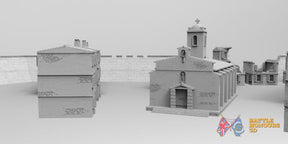 Badajoz Town Set terrain model view 1