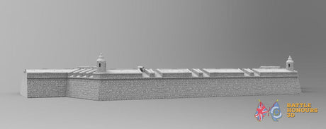 Badajoz Wallset terrain model view 2