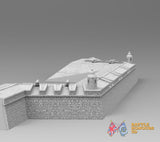 Badajoz Wallset terrain model view 10