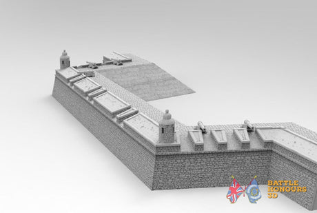 Badajoz Wallset terrain model view 1