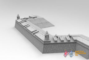 Badajoz Wallset terrain model view 8