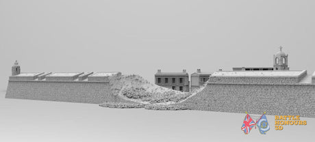 Badajoz Wallset terrain model view 5