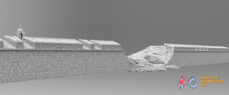 Badajoz Wallset terrain model view 13