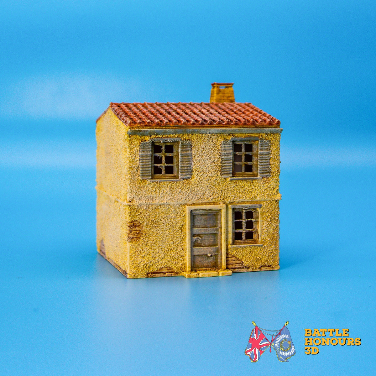 Mediterranean House Variant 2 terrain model view 1