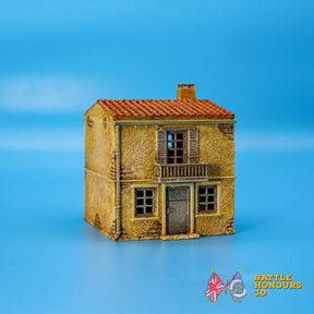 Mediterranean House Variant 3 terrain model view 1