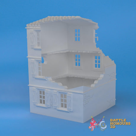 Badajoz Destroyed House 3 terrain model view 1