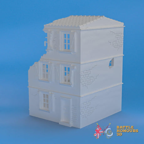 Badajoz Destroyed House 3 terrain model view 3