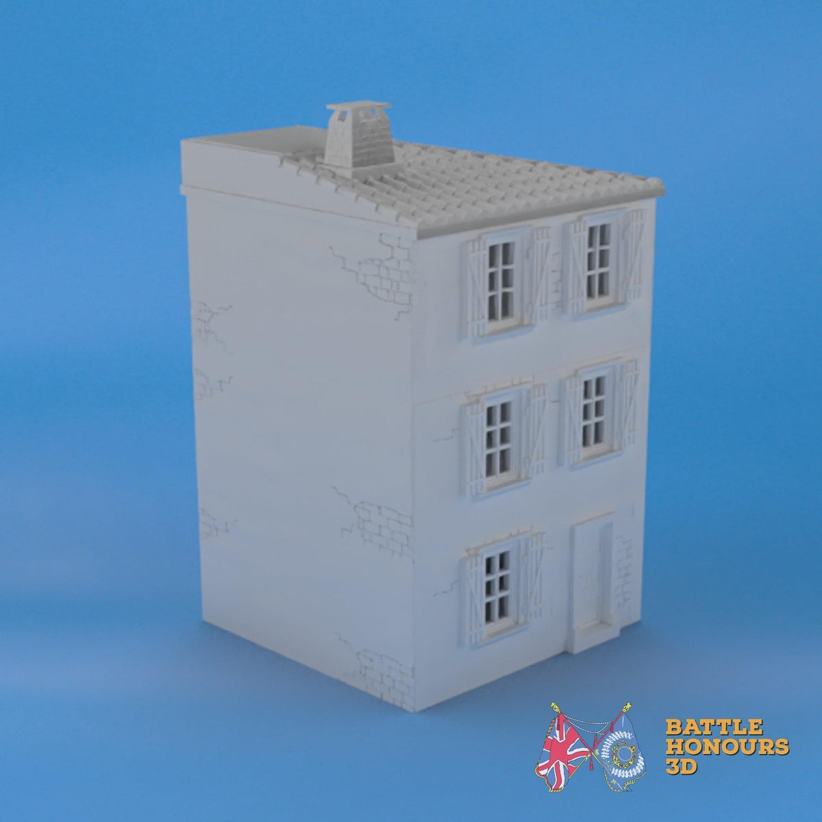 Badajoz Corner House terrain model view 2