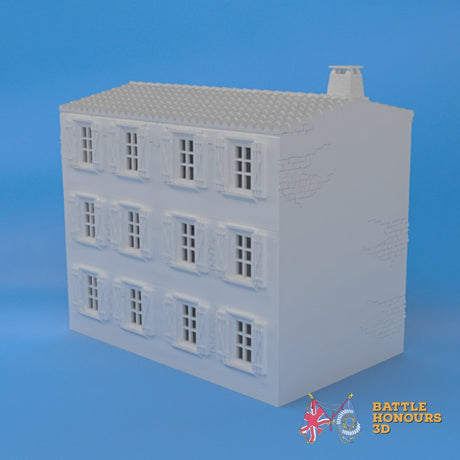 Badajoz House 1 terrain model view 3