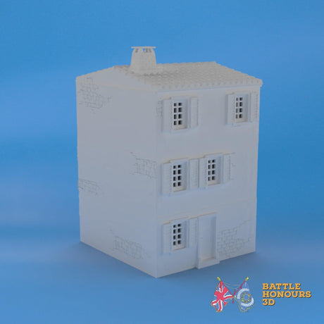 Badajoz House 4 terrain model view 3