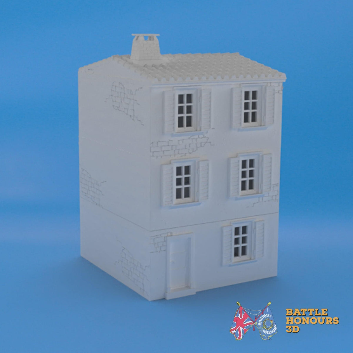 Badajoz House 5 terrain model view 2