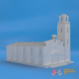 Badajoz Church terrain model view 2