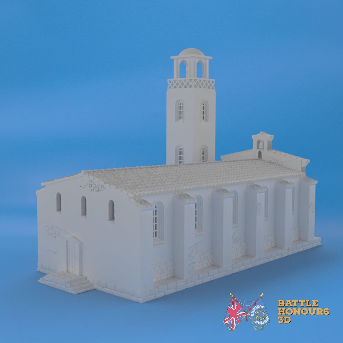 Badajoz-Kirche mit Turm